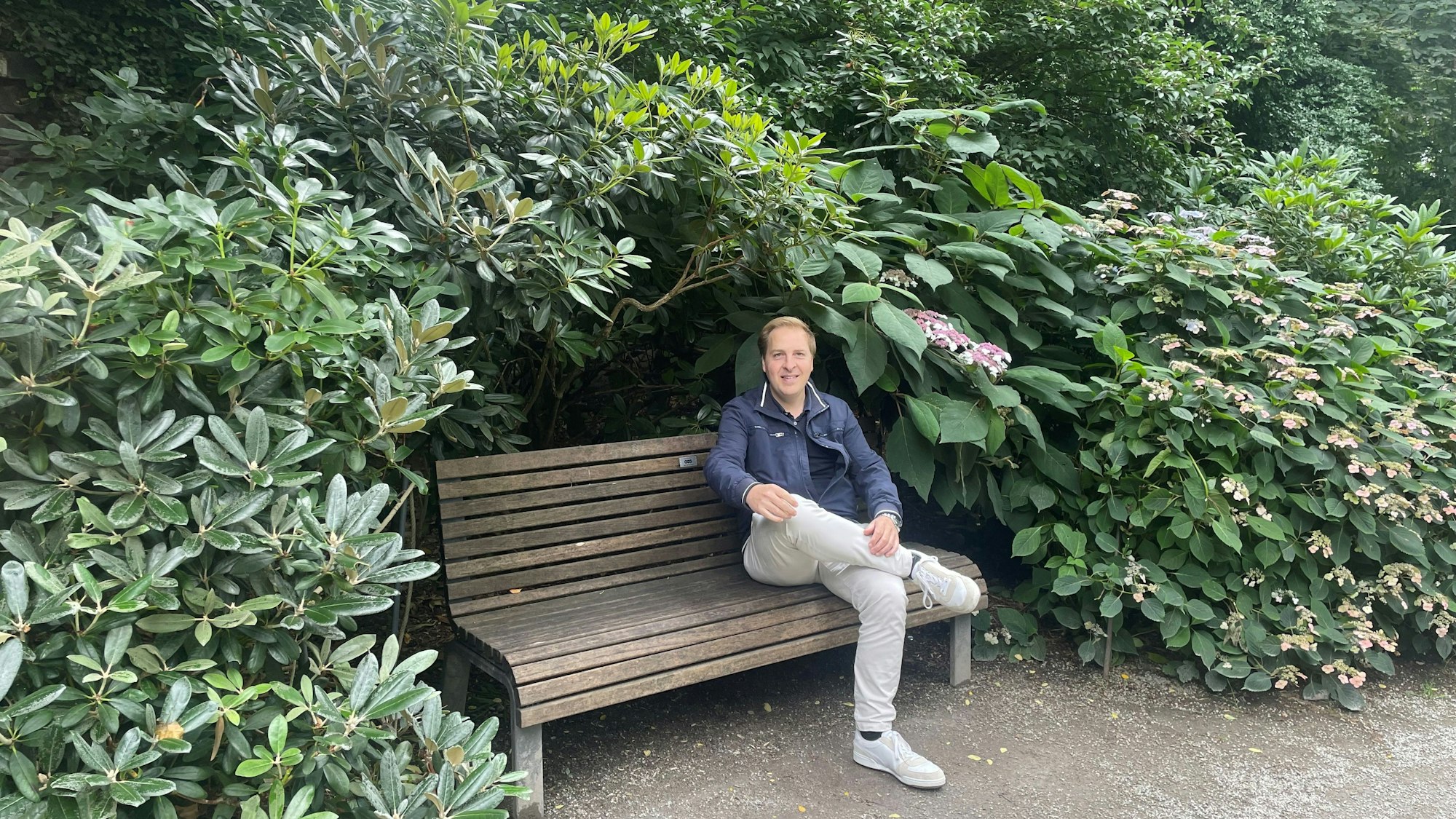 Fremdenführer Johannes Bruchhof aus Koblenz an einem seiner Lieblingsplätze