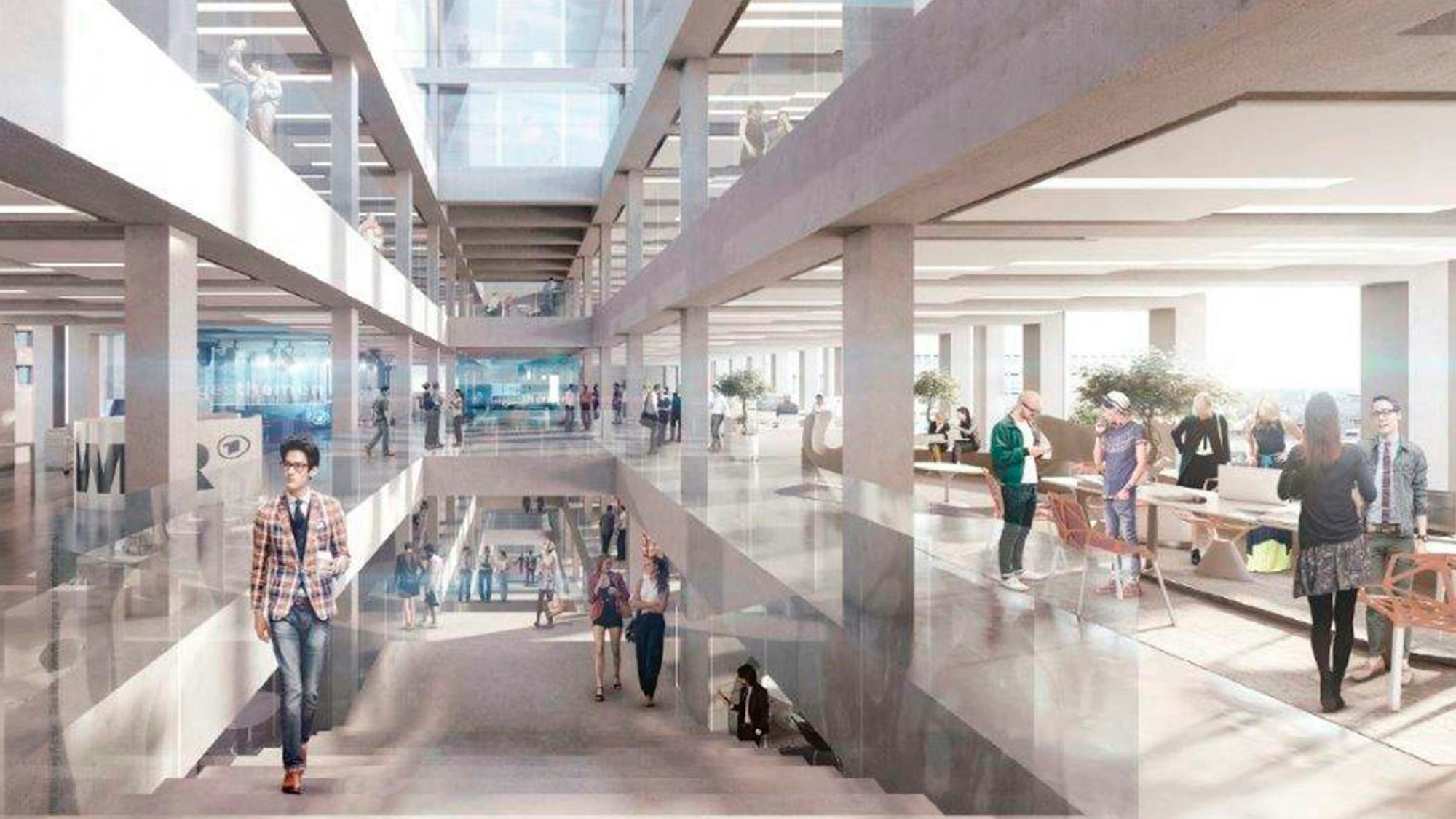 Visualisierung des WDR-Filmhauses.