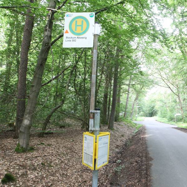 Einsamste Bushaltestellen im Rhein-Sieg-Kreis
Bushaltestelle Stockum Abzweig in Ruppichteroth zwischen Litterscheid und Stockum im Wald auf der Römerstraße