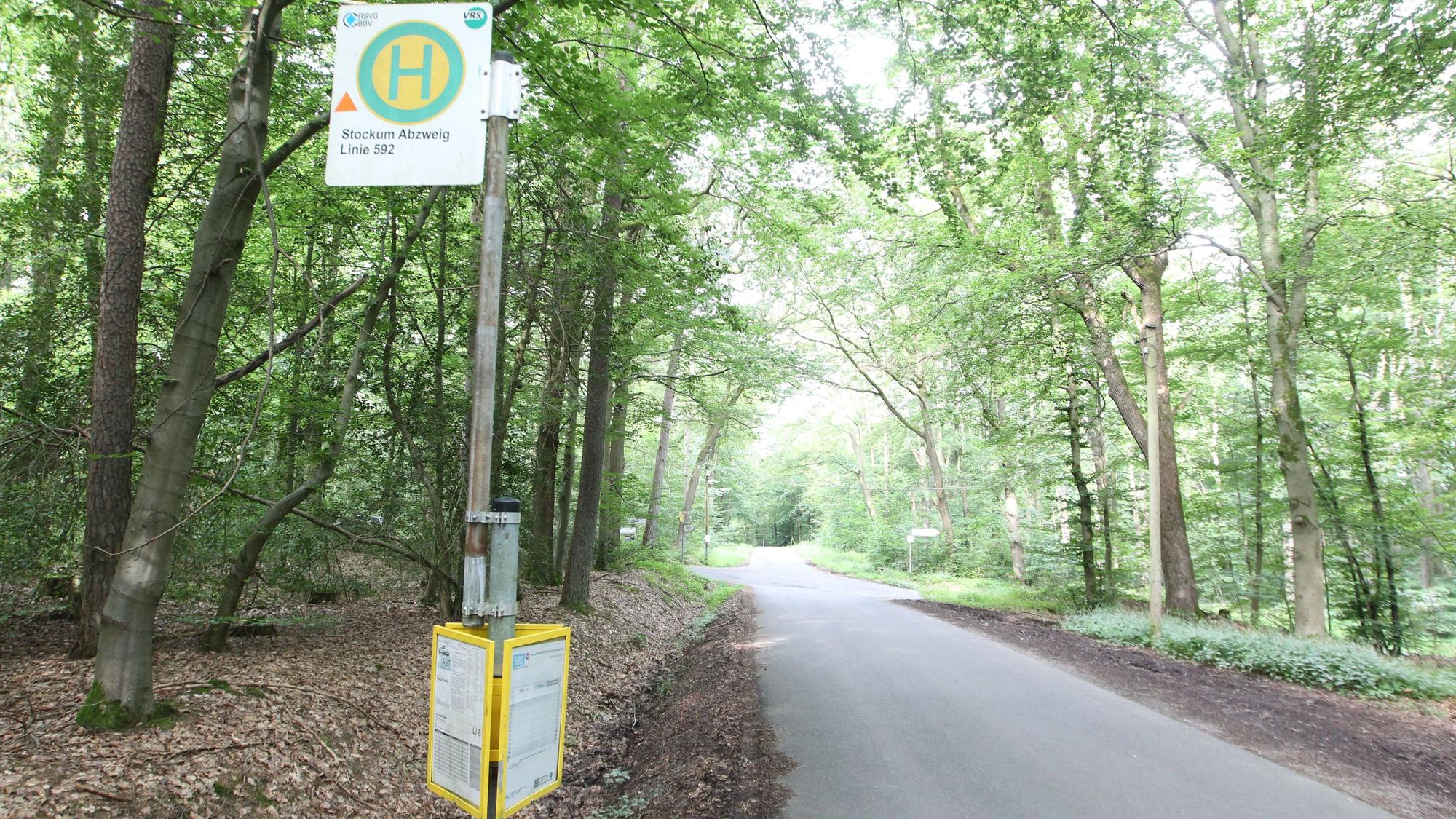 Einsamste Bushaltestellen im Rhein-Sieg-Kreis
Bushaltestelle Stockum Abzweig in Ruppichteroth zwischen Litterscheid und Stockum im Wald auf der Römerstraße