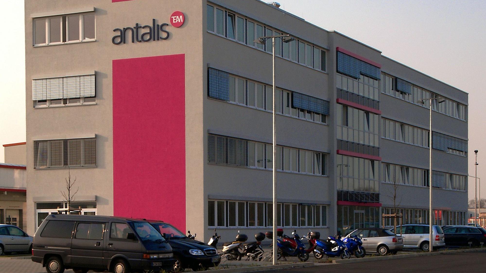 Das Bild zeigt das Firmengebäude von Antalis.