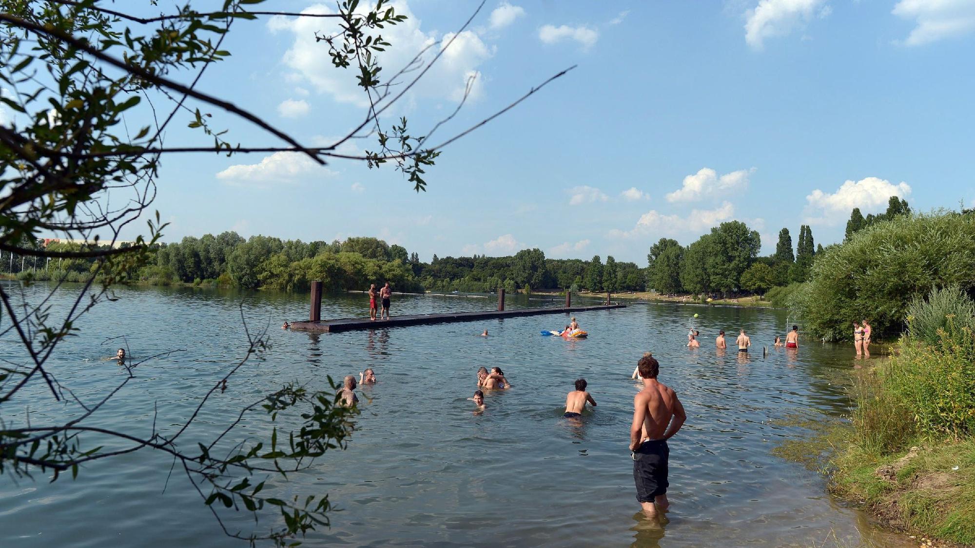 Der Fühlinger See in Köln.