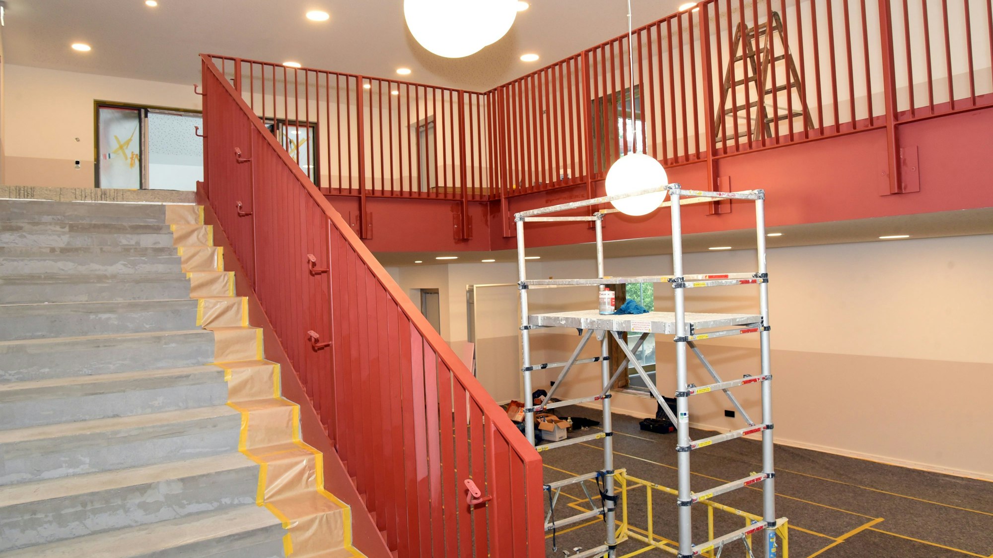 Das Bild zeigt ein Treppehaus.