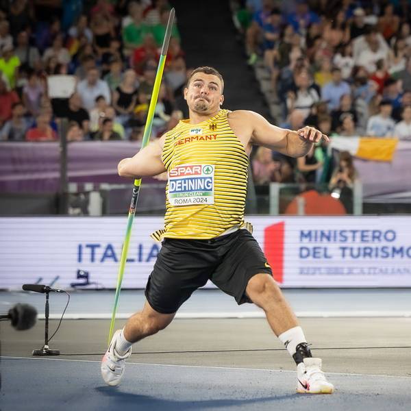 Leichtathletik-Europameisterschaften Rom, 12.06.2024 Max DEHNING GER im Speerwurf Finale Leichtathletik-Europameisterschaften am 12.06.24 im Olympiastadion in Rom, Italien. *** European Athletics Championships Rome, 12 06 2024 Max DEHNING GER in the javelin throw final European Athletics Championships on 12 06 24 at the Olympic Stadium in Rome, Italy Copyright: xBEAUTIFULxSPORTS/LeahxKohringx