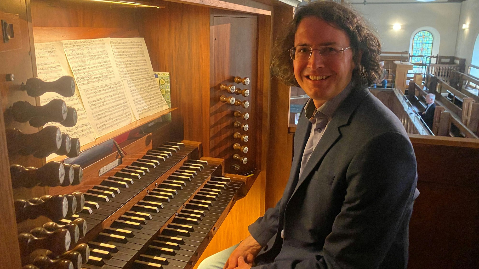 Der Düsseldorfer Organist Wolfgang Abendroth