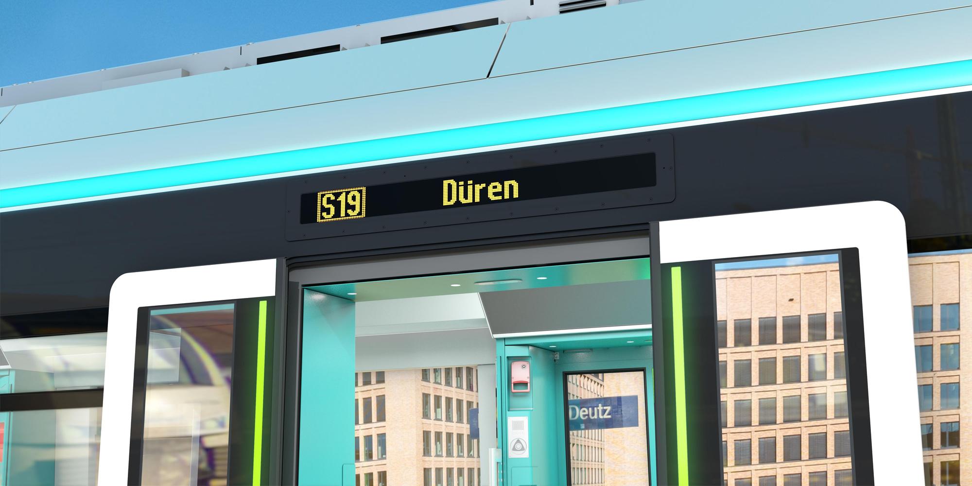 Neuer S-Bahnzug der Firma Alstom für die S-Bahn Köln. go.Rheinland und der VRR bestellen 90 Fahrzeuge.
