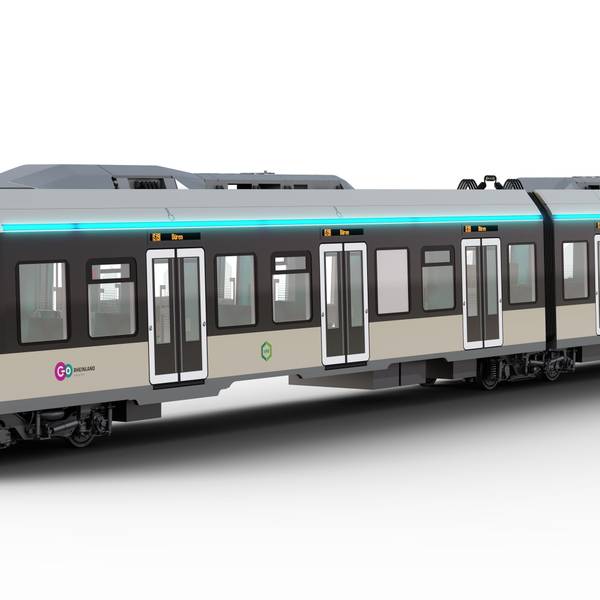 Neuer S-Bahnzug der Firma Alstom für die S-Bahn Köln. go.Rheinland und der VRR bestellen 90 Fahrzeuge.