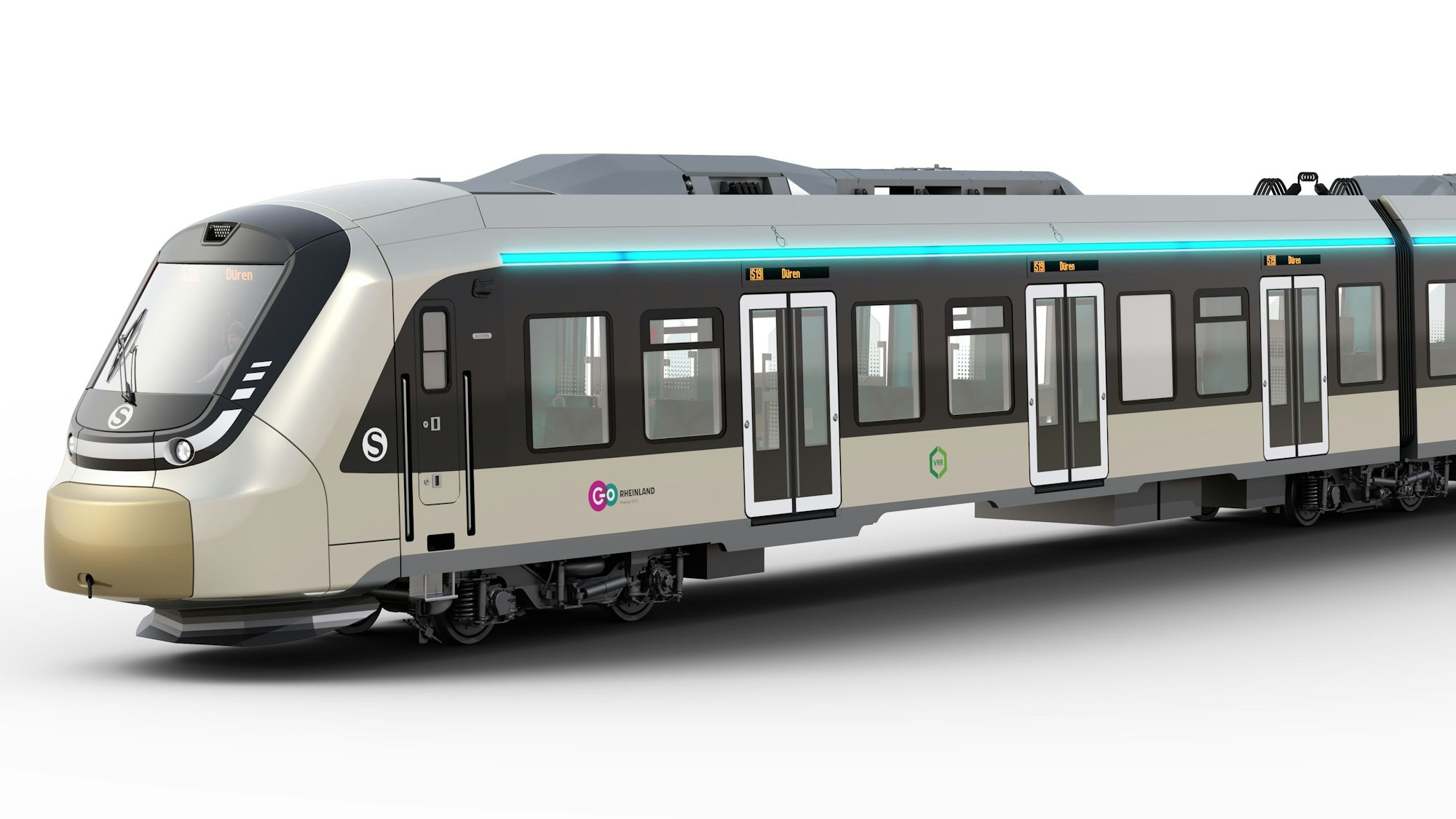 Neuer S-Bahnzug der Firma Alstom für die S-Bahn Köln. go.Rheinland und der VRR bestellen 90 Fahrzeuge.