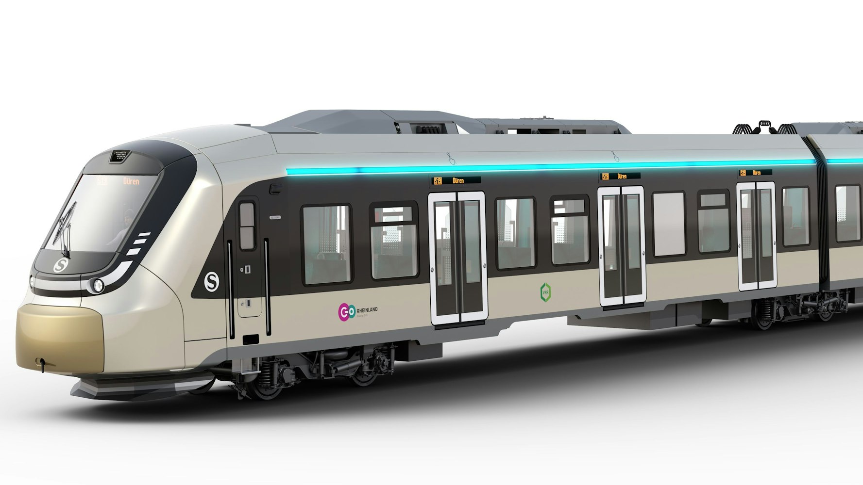 Neuer S-Bahnzug der Firma Alstom für die S-Bahn Köln. go.Rheinland und der VRR bestellen 90 Fahrzeuge.