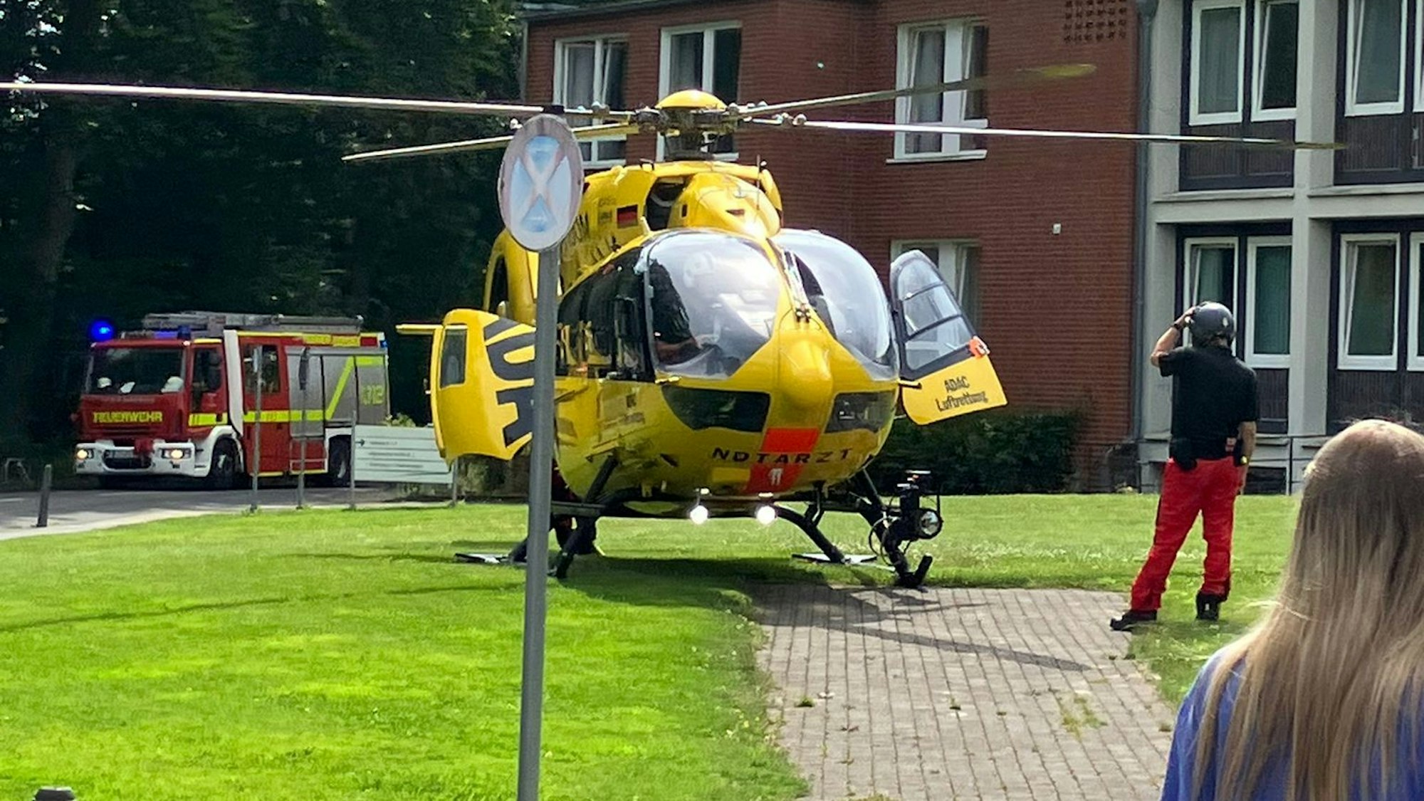 Durch den Rettungshubschraubereinsatz konnte einem Achtjährigen das Leben gerettet werden.