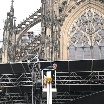 Auf dem Roncalliplatz finden in dieser Woche zwei Konzerte statt.