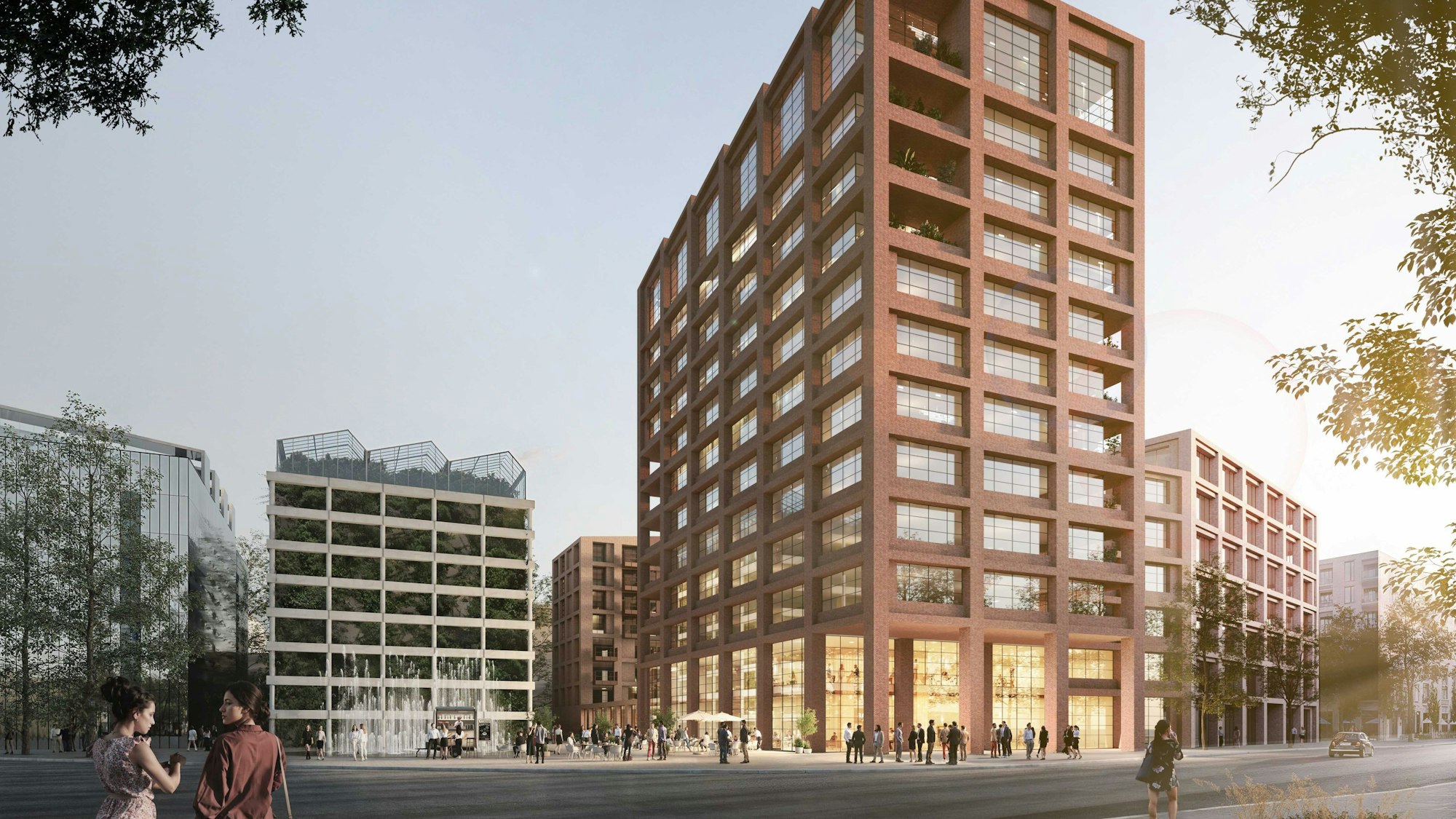 An der Siegburger Straße lässt das Entwicklerbüro Kreer einen Büroturm bauen.