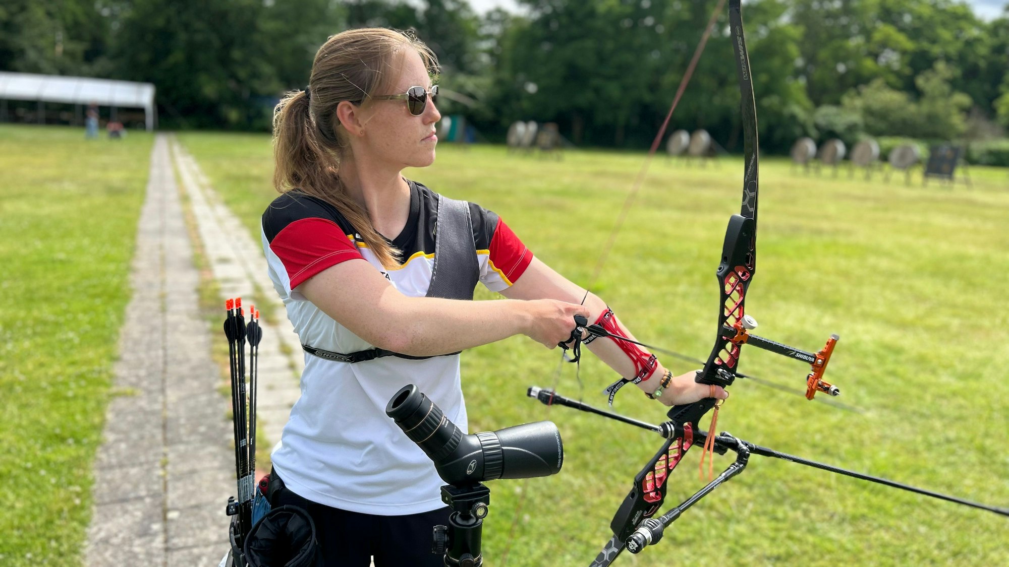 Johanna Klinger schießt im deutschen Junioren-Kader.