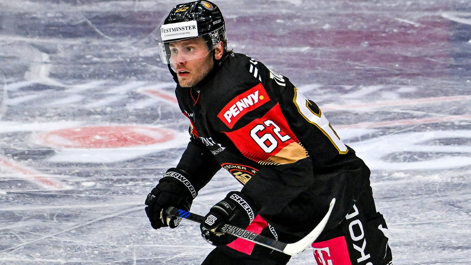 Im April 2024 für das DEB-Team auf dem Eis: Parker Tuomie.