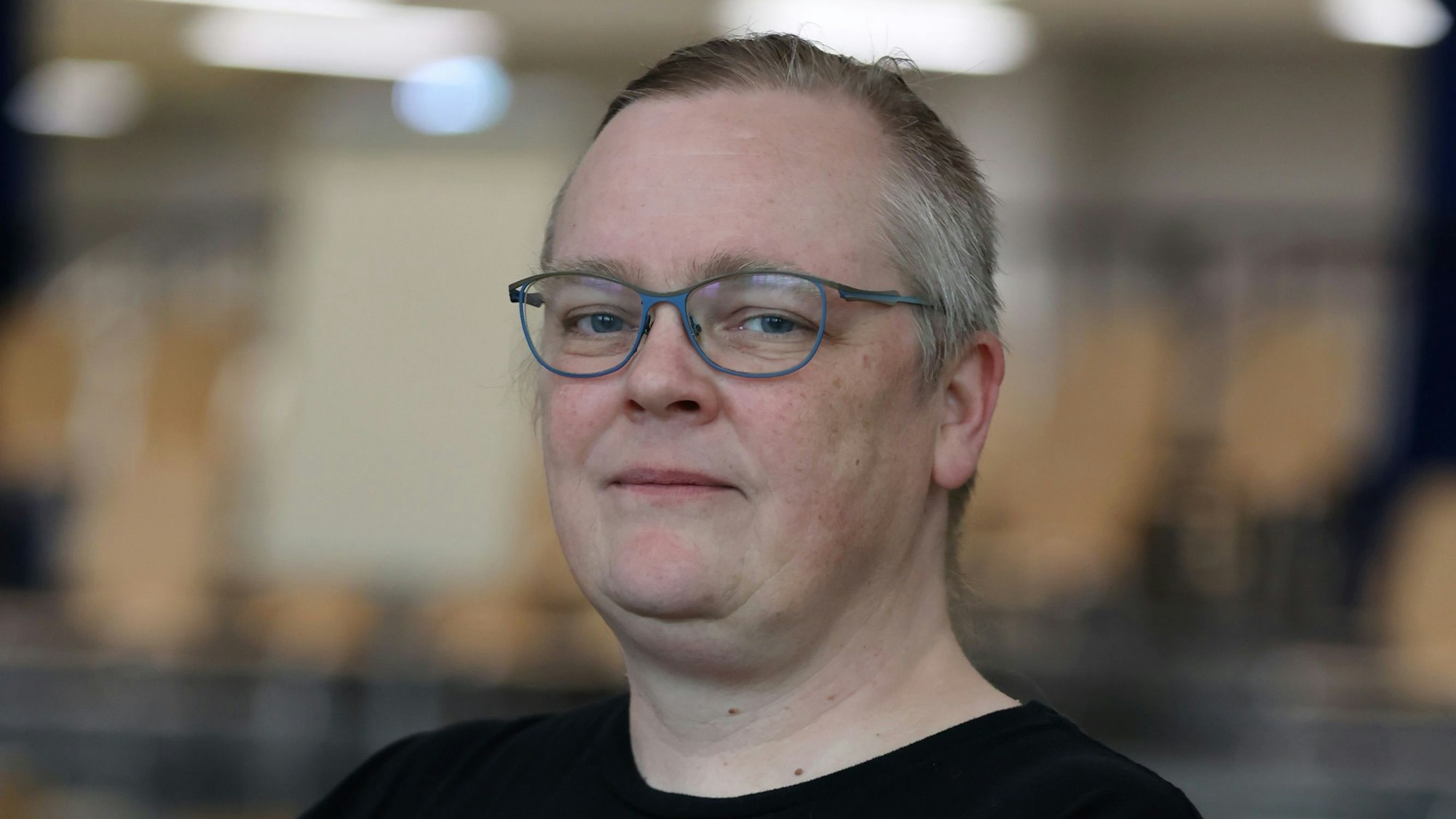 Die Betriebsratsvorsitzende Heike Wolf.