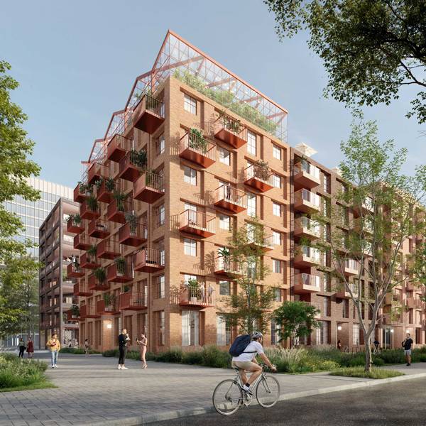 Am Poller Kirchweg sollen Wohnhäuser mit Gewächshaus auf dem Dach entstehen.