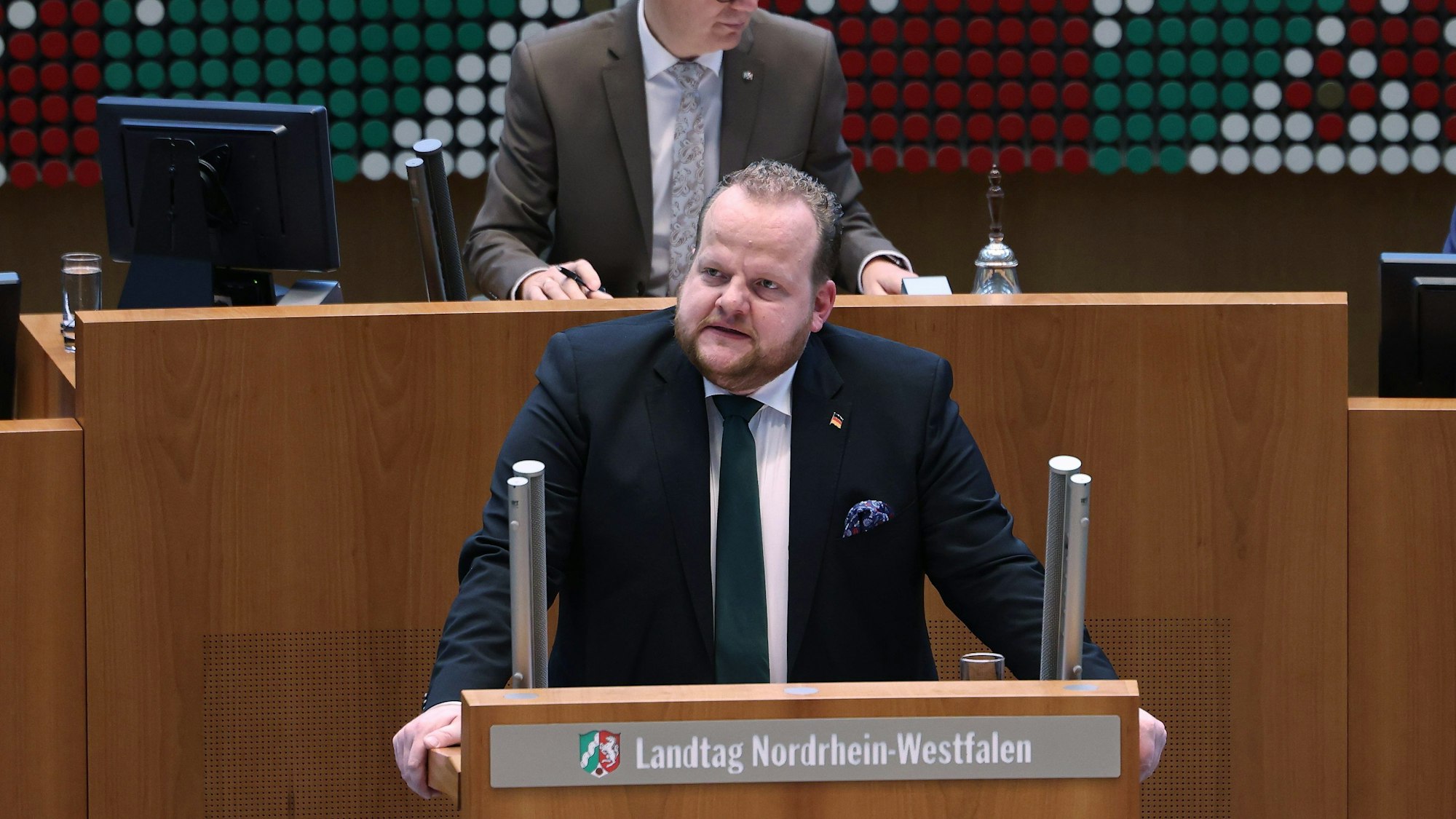 Sven W. Tritschler, AfD-Abgeordneter, spricht im Landtag