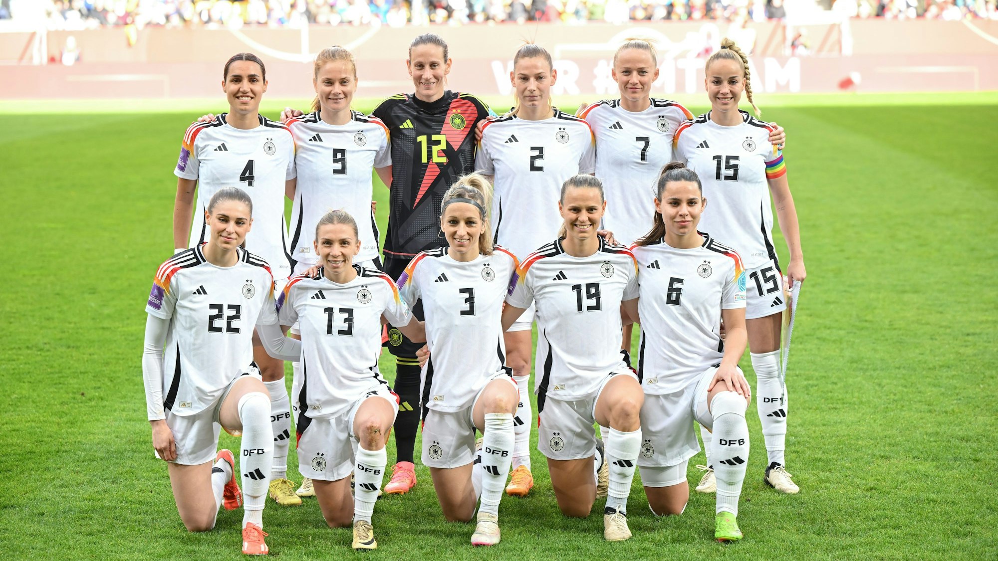 Gruppenbild der deutschen Frauenmannschaft.