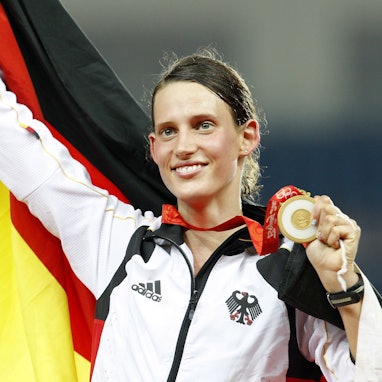 Lena Schöneborn holte 2008 in Peking im Modernen Fünfkampf die Goldmedaille.