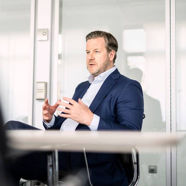 Gothaer-Chef Oliver Schoeller berichtet über die Fusion mit der Barmenia.