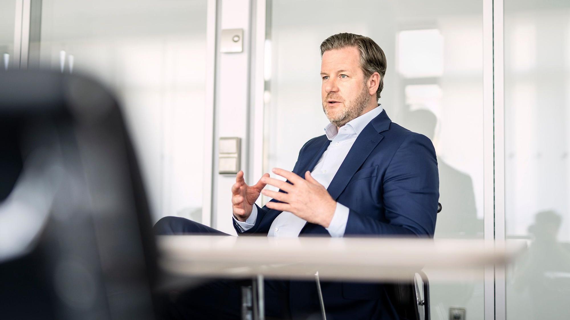Gothaer-Chef Oliver Schoeller berichtet über die Fusion mit der Barmenia.
