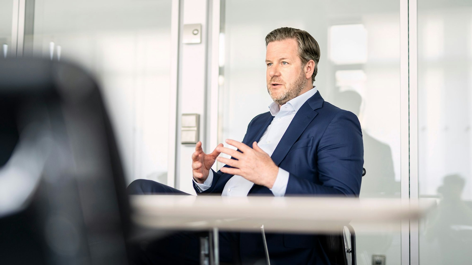 Gothaer-Chef Oliver Schoeller berichtet über die Fusion mit der Barmenia.