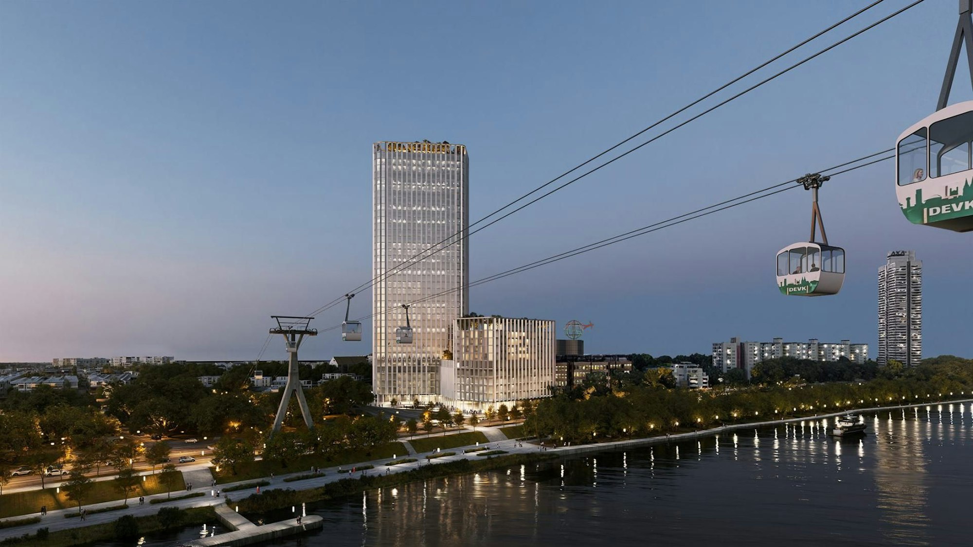 So hatte sich die DEVK ihr Hochhaus einmal vorgestellt.