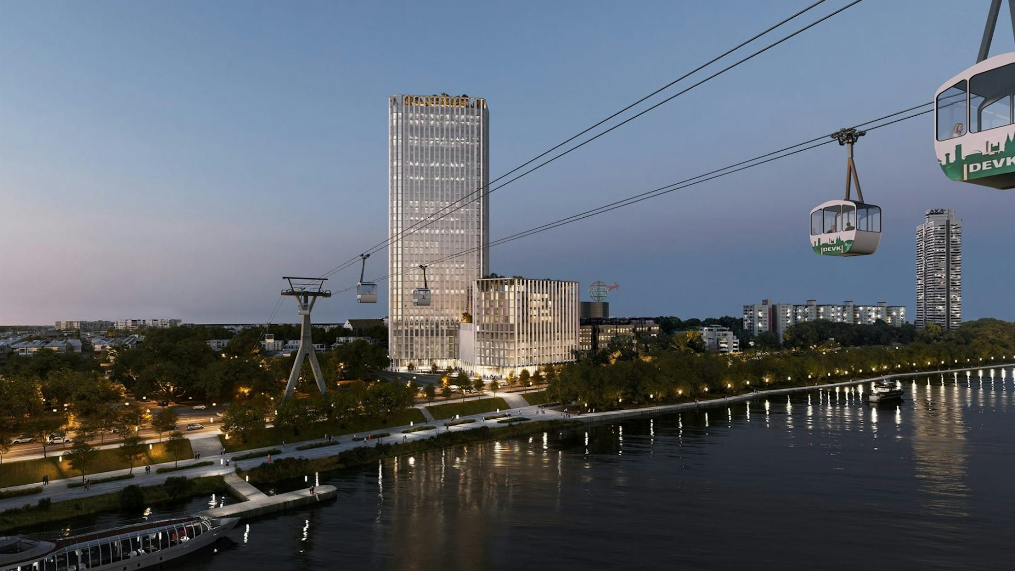 So sollte das DEVK-Hochhaus aussehen.