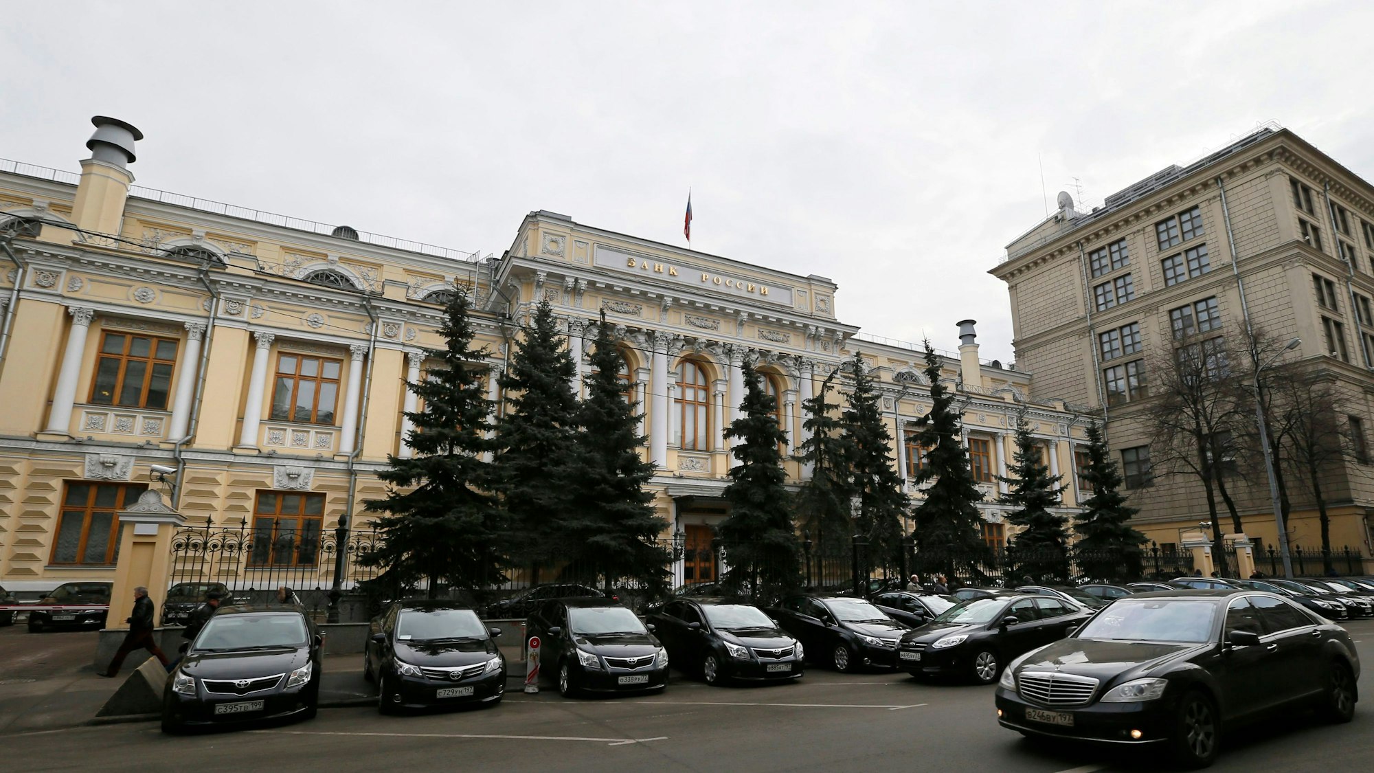 Russische Zentralbank in Moskau am 4. März 2014.