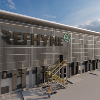 Zu sehen ist die Visualisierung eines Gebäudes.