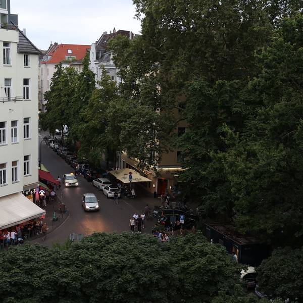 Blick auf den Brüsseler Platz.