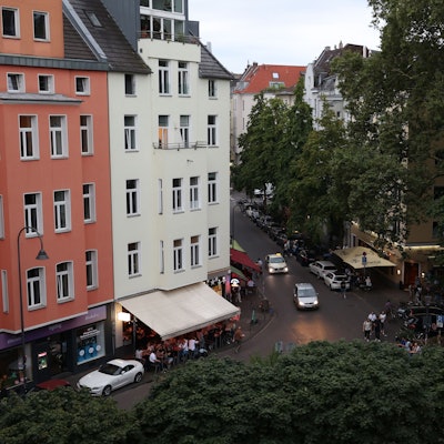 Blick auf den Brüsseler Platz.