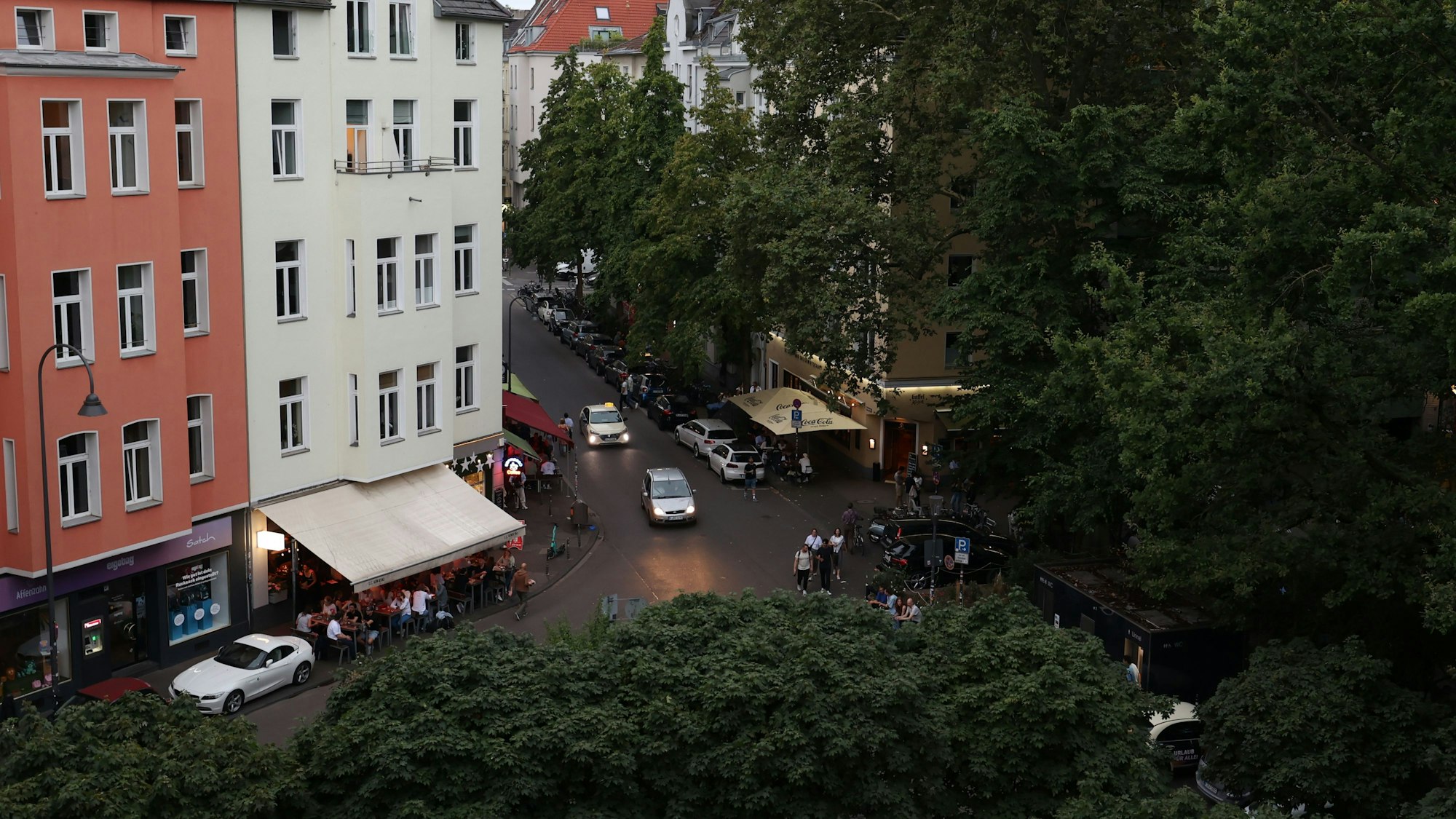Blick auf den Brüsseler Platz.
