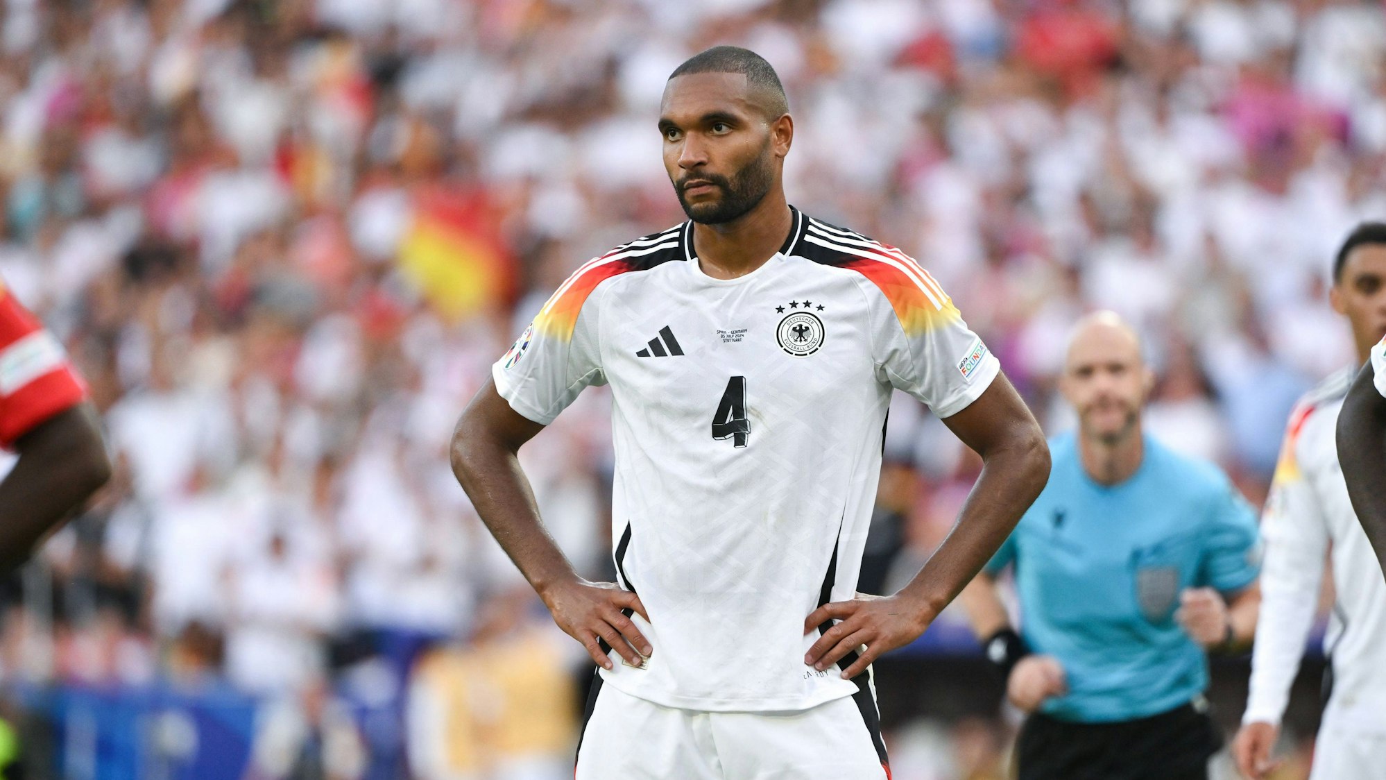 Jonathan Tah während der Europameisterschaft mit der deutschen Nationalmannschaft.