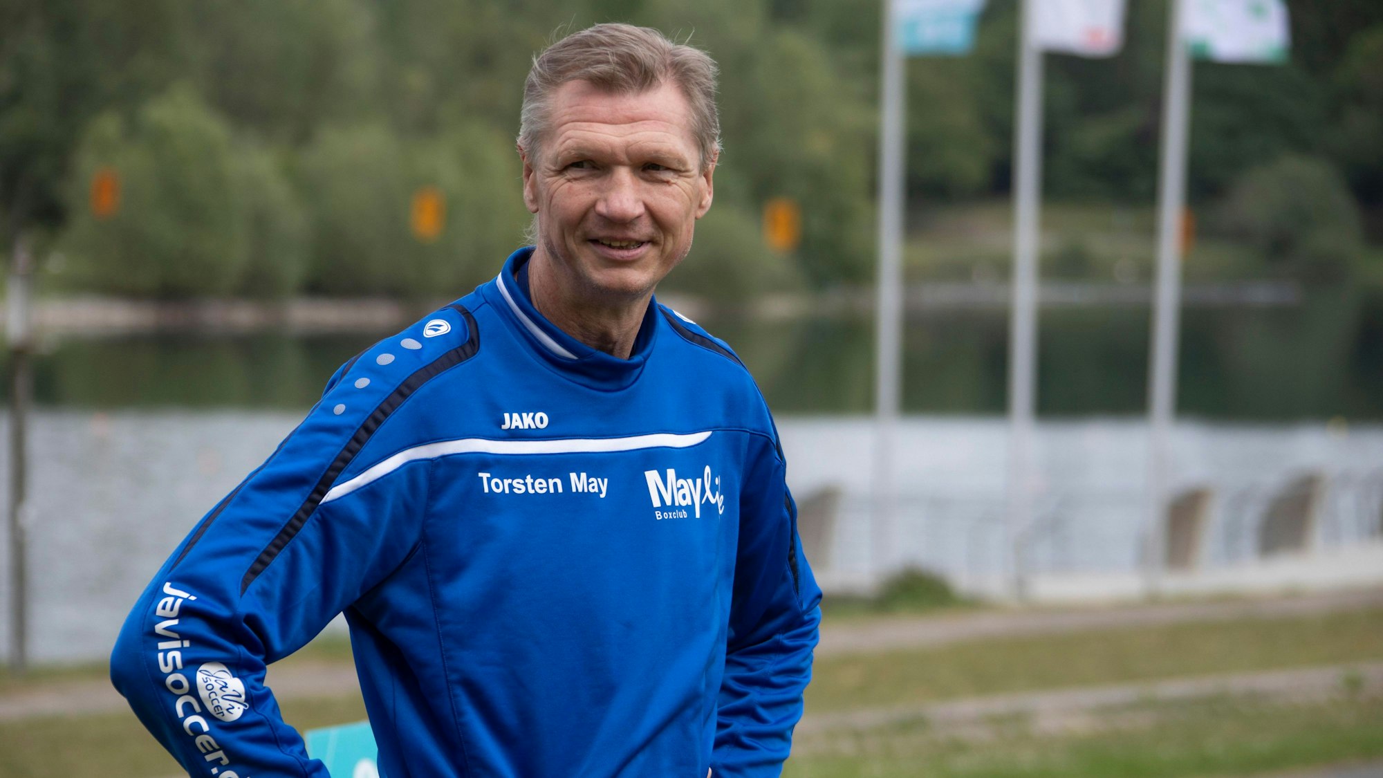 Das Bild zeigt Torsten May am Fühlinger See.