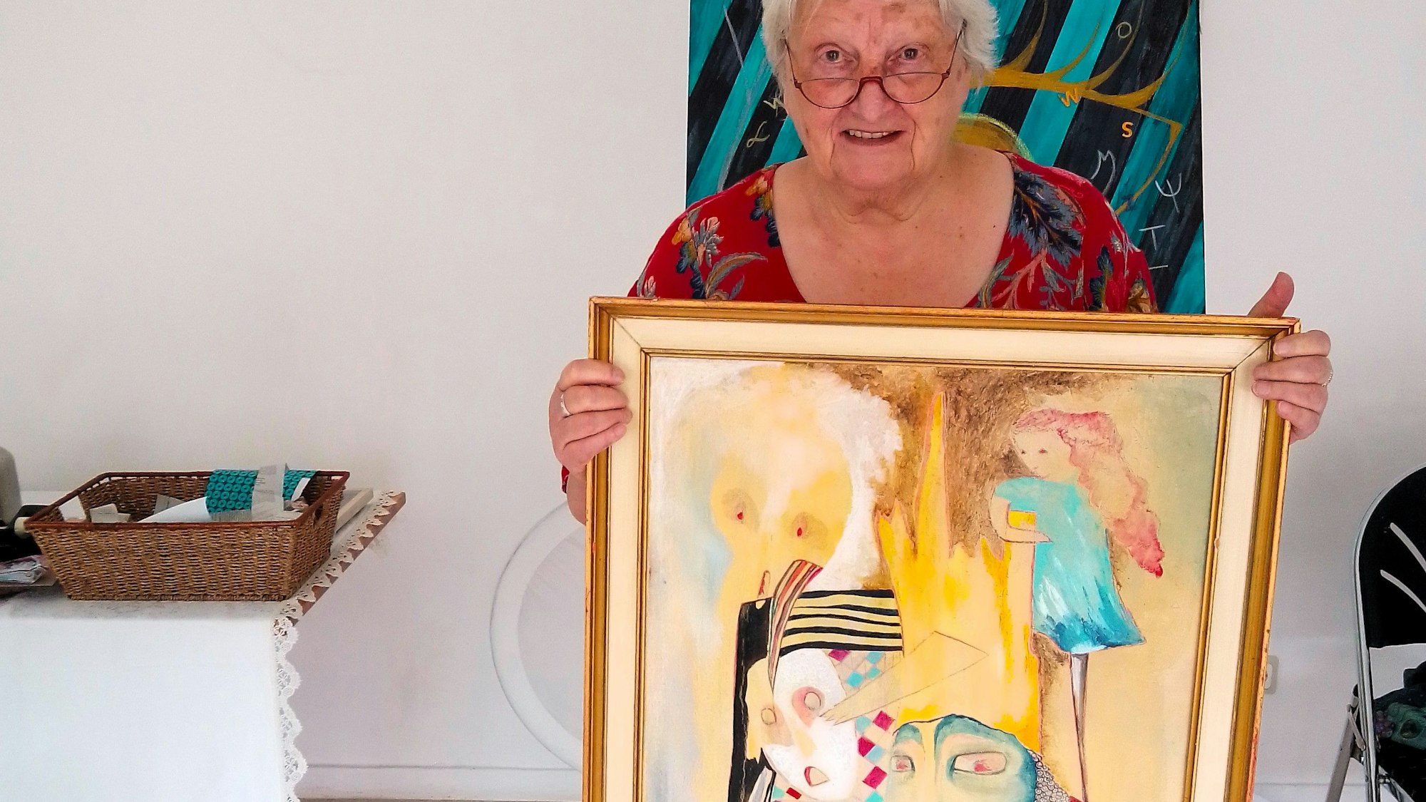 Marianne Behechti lässt ihre Bilder sprechen.