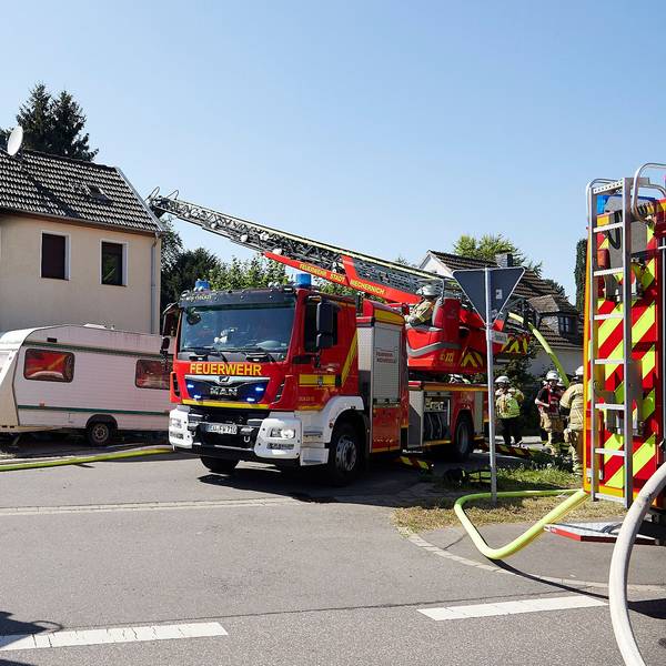 Nur Sach-, aber keinen Personenschaden gab es bei einem Gebäudebrand in Breitenbenden.