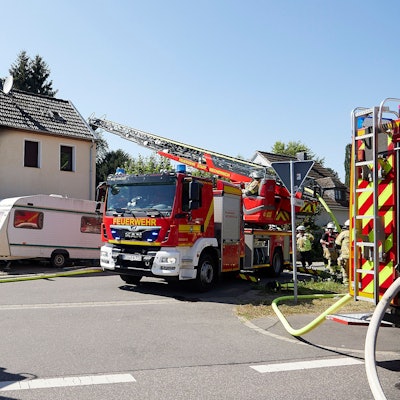 Nur Sach-, aber keinen Personenschaden gab es bei einem Gebäudebrand in Breitenbenden.