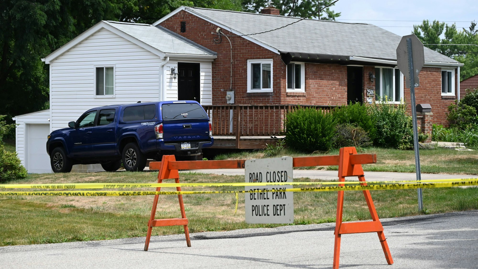 Das Elternhaus von Thomas Matthew Crooks in Bethel Park im US-Bundesstaat Pennsylvania.