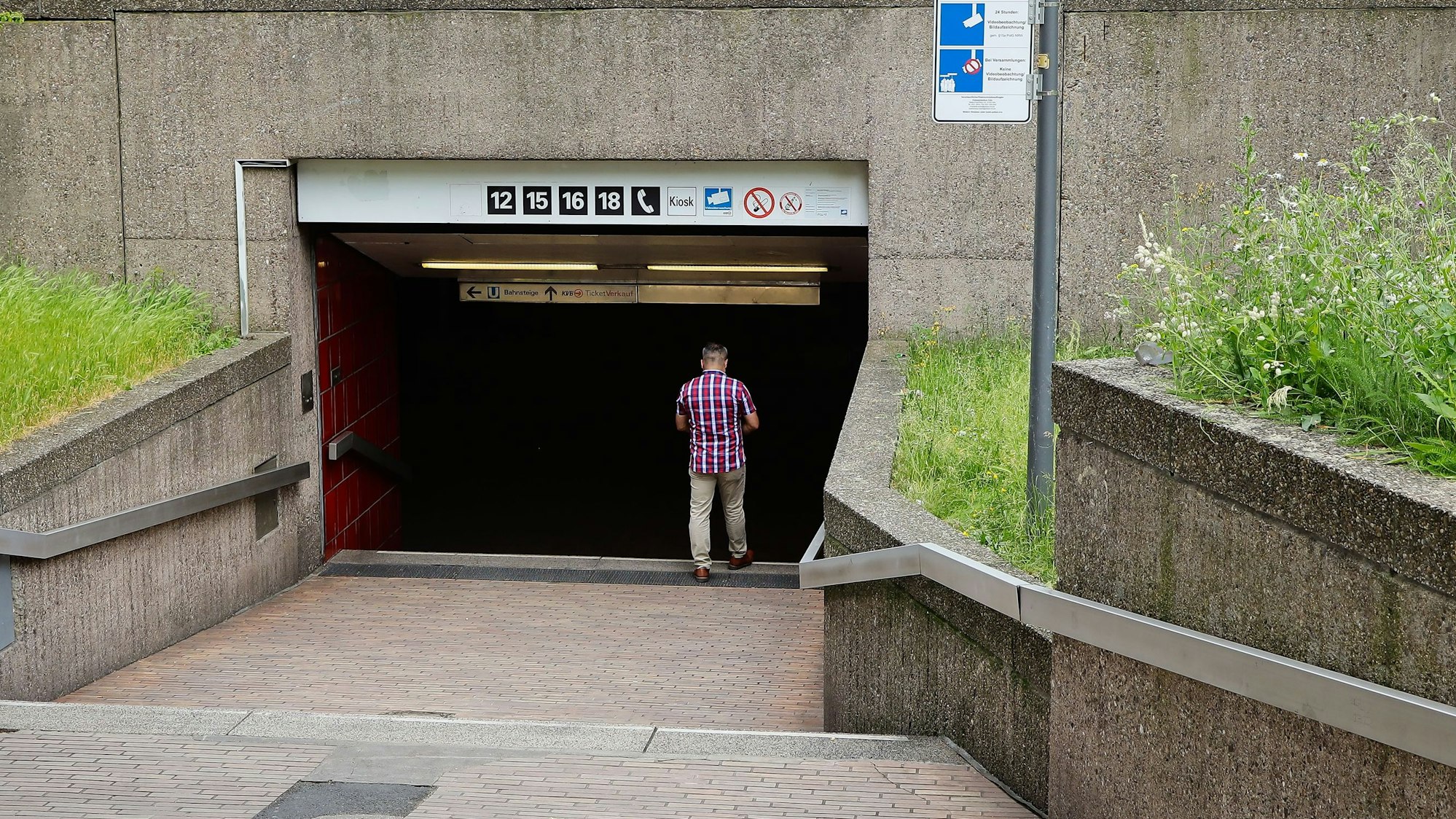 Blick in die Zwischenebene am Ebertplatz