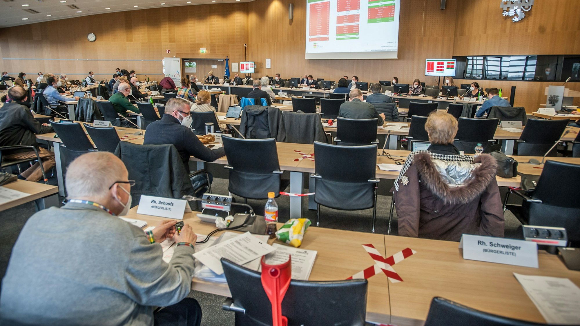 Ein Blick in den Leverkusener Stadtratssaal.