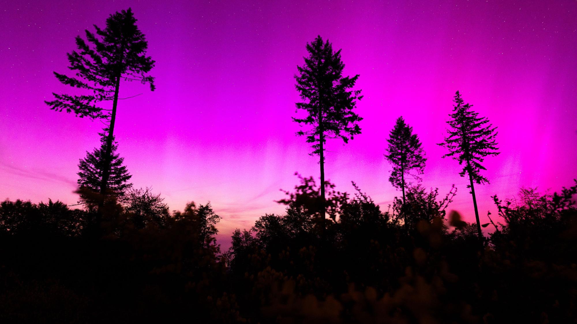 Die Chance auf Polarlichter über Deutschland ist am Dienstag (30. Juli) deutlich erhöht. Durch neue Sonnenstürme und günstige Wetterbedingungen könnte Aurora borealis auch deutlich weiter südlich zu sehen sein, als üblich. (Symbolbild)