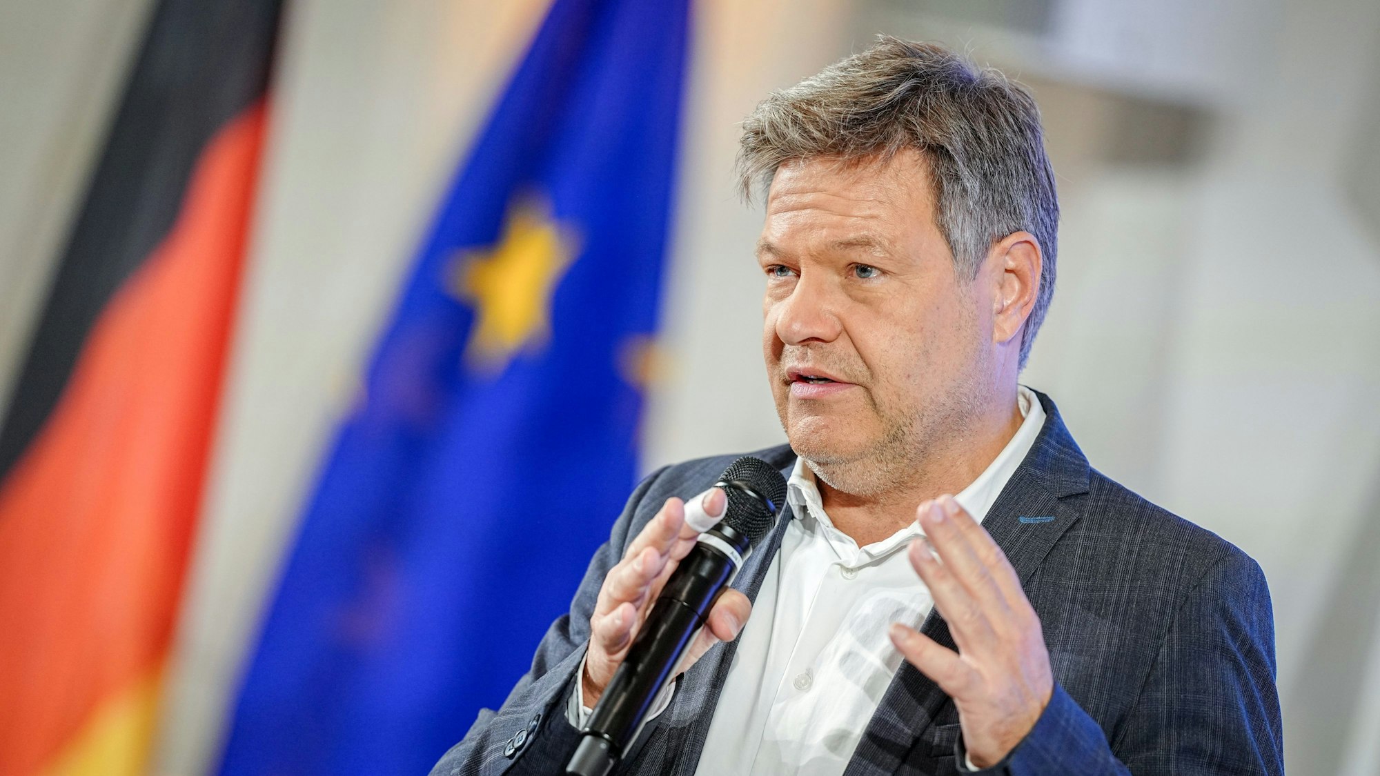 Robert Habeck (Bündnis 90/Die Grünen), Bundesminister für Wirtschaft und Klimaschutz. (Archivbild)