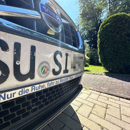 Das beliebteste Wunschkennzeichen im Rhein-Sieg-Kreis ist SU-SI