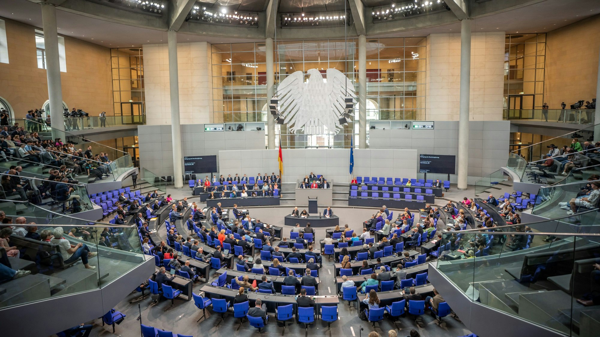 Blick in den Deutschen Bundestag. (Archivbild)
