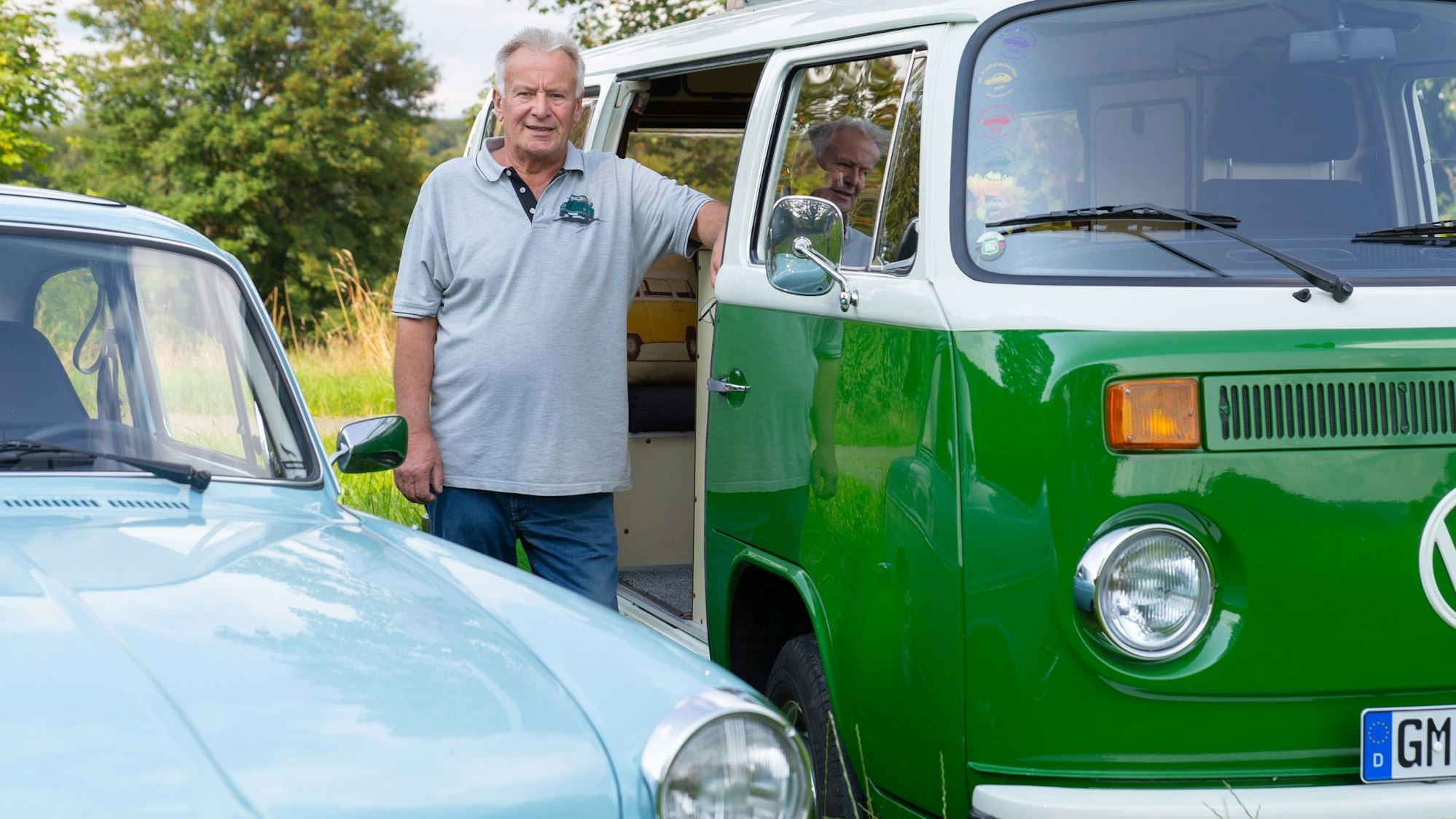 Reinhard Uellner, Reichshof mit VW T2 und VW 1600;17266