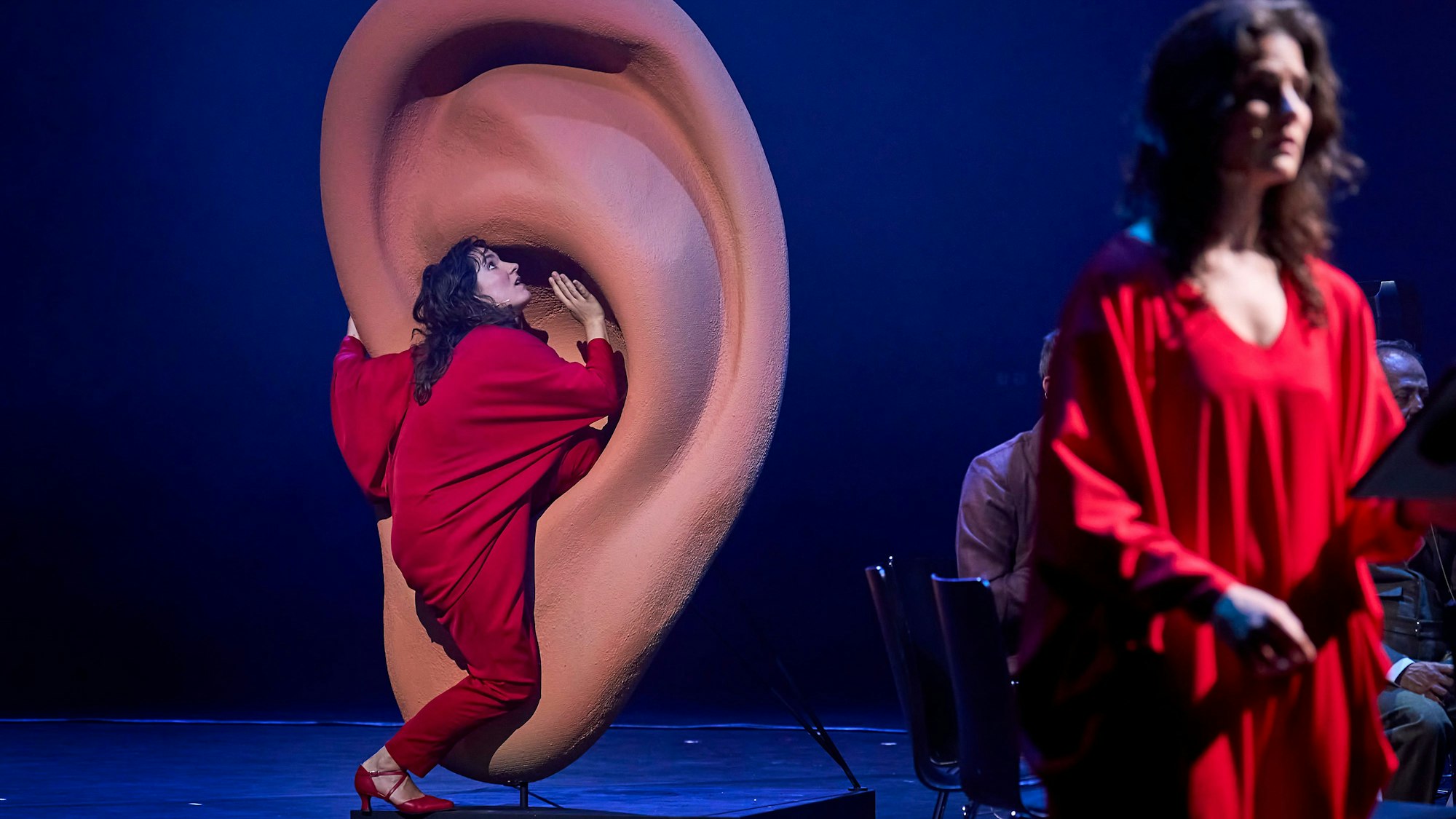 Klavierhauptprobe „Connection Impossible - Unmögliche Verbindung“ bei den Bregenzer Festspielen.