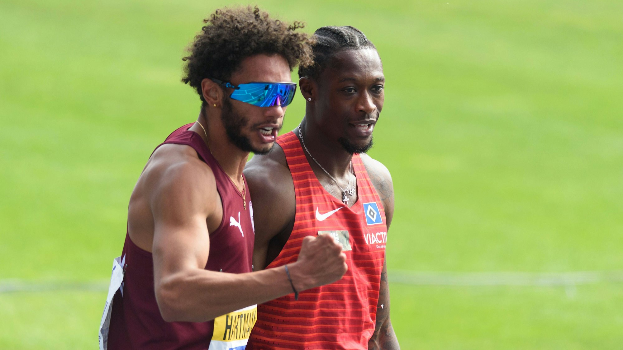 Joshua Hartmann (links) und Owen Ansah