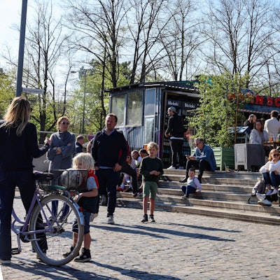 Außengastronomie und Biergarten Johann Schäfer am Rheinauhafen
Foto: