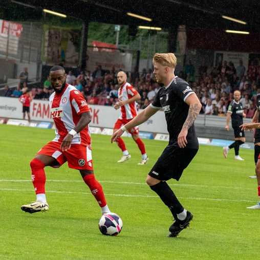 Gegen den SV Rödinghausen überzeugte der SC Fortuna Köln in der Defensive.